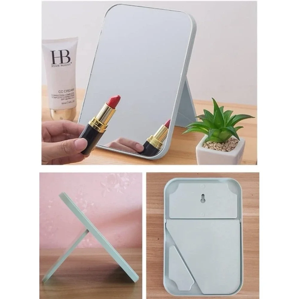 Mirror Super HD Tabletop Mirror Foldable Bracket Designed Makeup Mirror Hand Fre